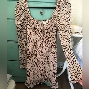 Urban Outfitters Cheetah Print  mini dress